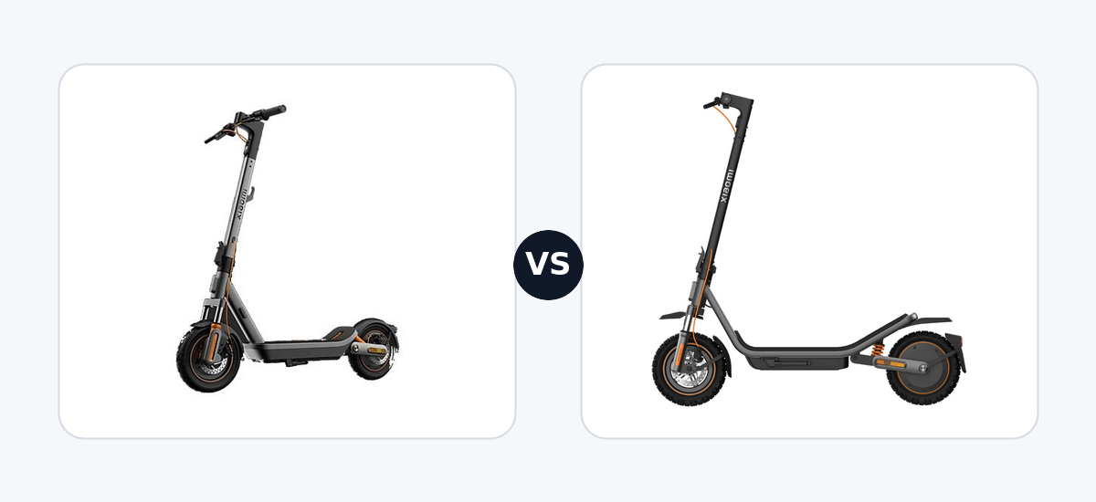 Xiaomi Electric Scooter 6 max DE ·vs· Xiaomi Electric Scooter 6 Pro