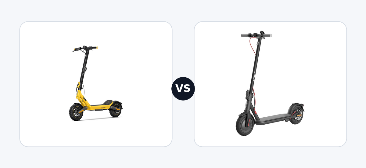 Xiaomi Electric Scooter 6 Ultra · vs · Xiaomi Electric Scooter 4
