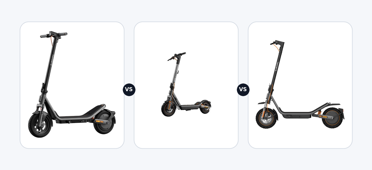Xiaomi Xiaomi Electric Scooter 6 ·vs· Xiaomi Electric Scooter 6 Max ·vs· Xiaomi Electric Scooter 6 Pro