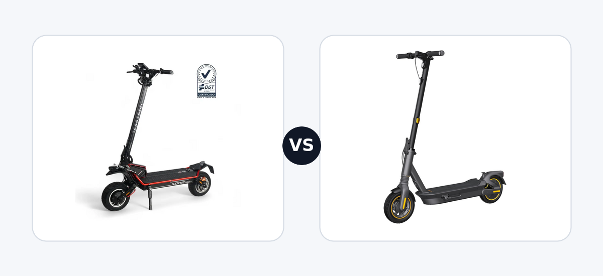 Dualtron Sonic Alien 72V ·vs· Segway Ninebot max G2 DE
