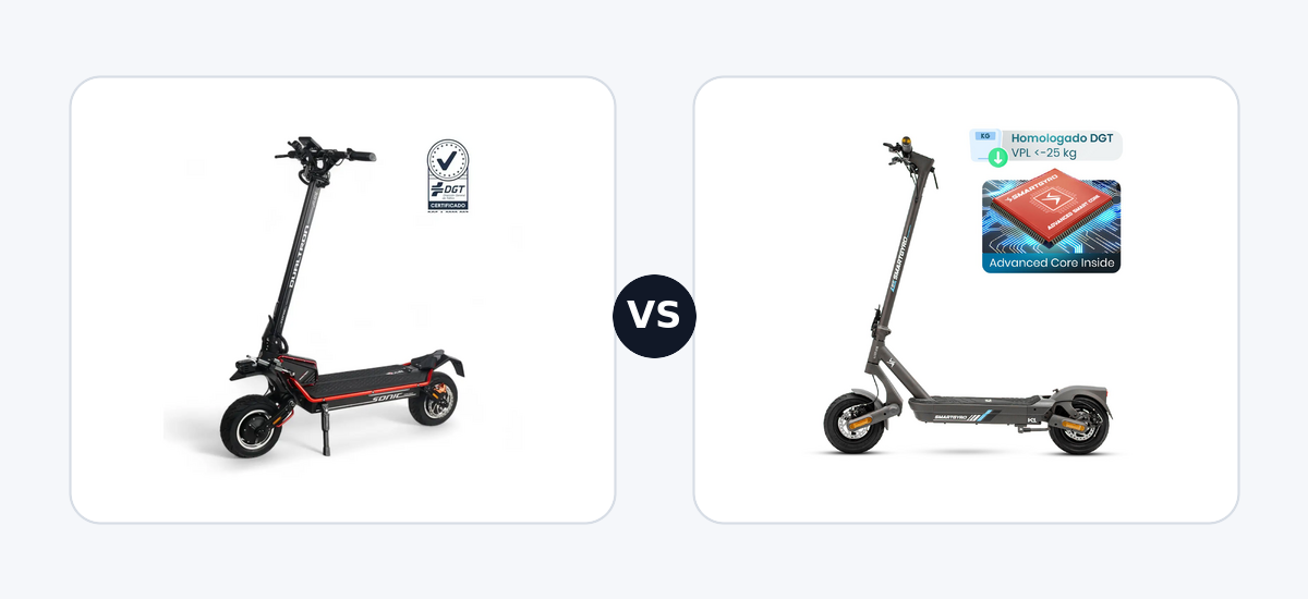 Dualtron Sonic Alien 72V ·vs· Smartgyro K1