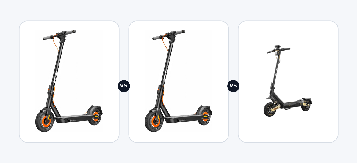Inmotion climber ·vs· Inmotion inmotion climber dgt ·vs· Navee ST5 Max EU