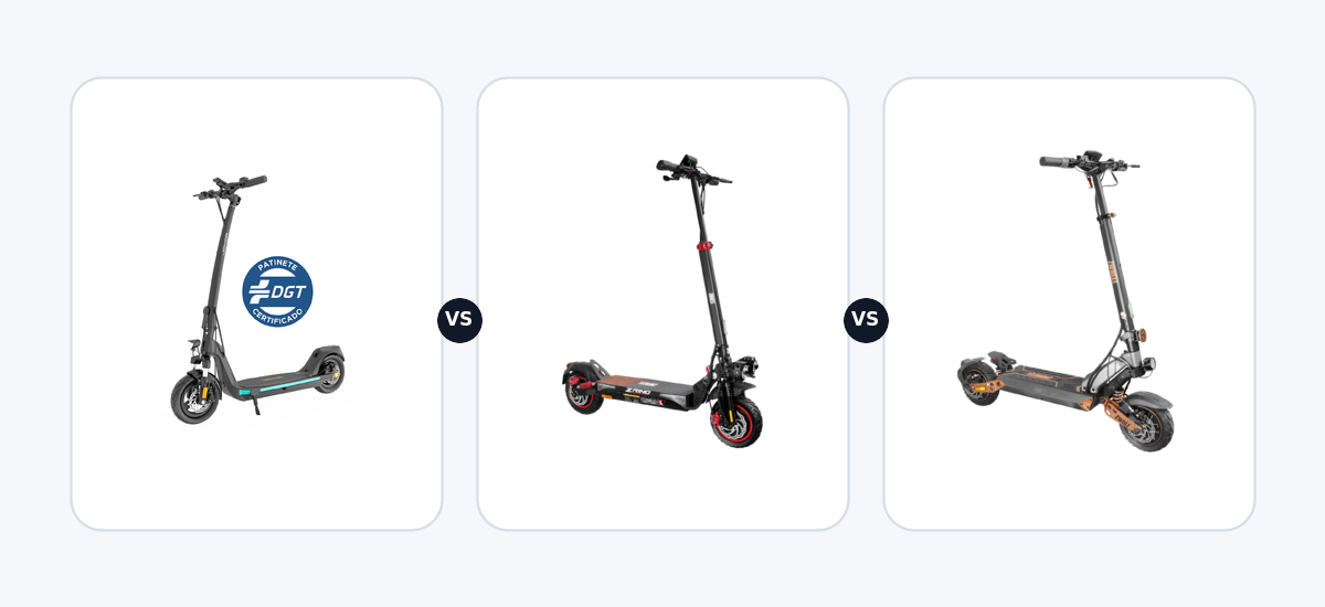 Joyor C10 DGT ·vs· Zwheel ZRino Duo Max ·vs· Zwheel ZWolf Duo