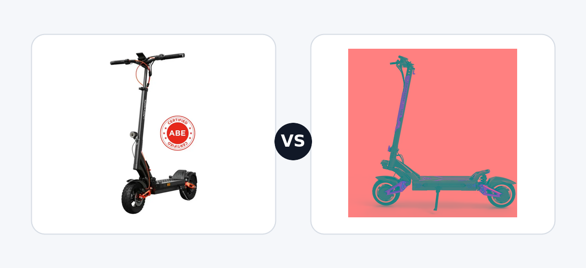 Joyor T6e ABE · vs · Kukirin G3 Pro
