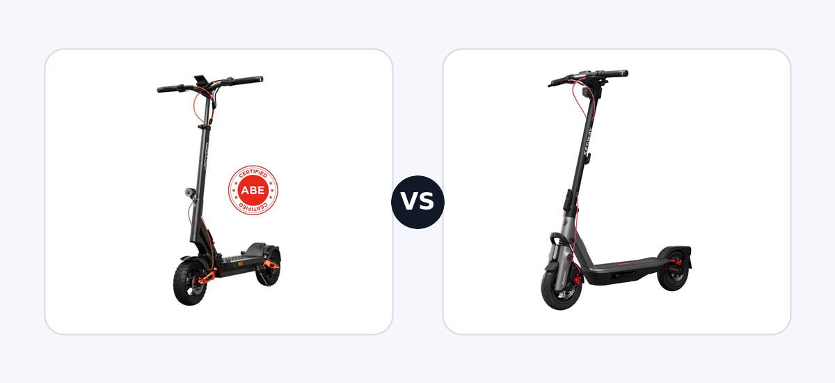 Joyor T6e ABE ·vs· Segway Ninebot F3 Pro D