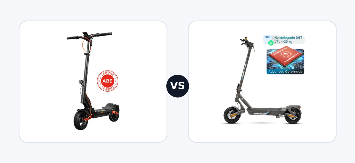 Joyor T6e ABE ·vs· Smartgyro K1
