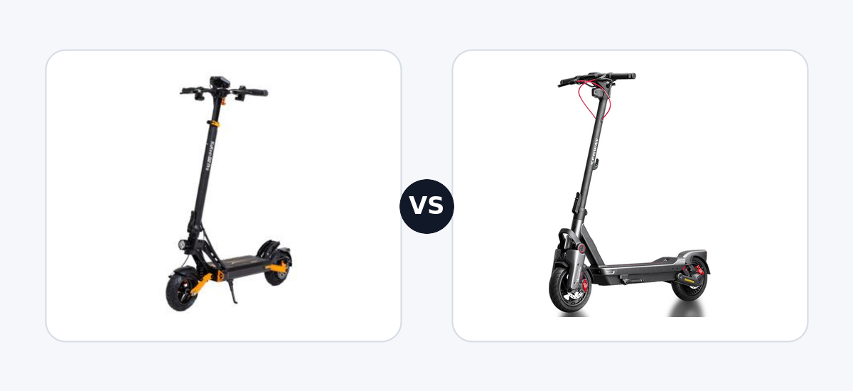 Kukirin G2 Pro · vs · Segway Ninebot MAX G3 E