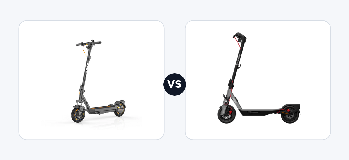 Navee GT3 · vs · Segway Ninebot F3 Pro E