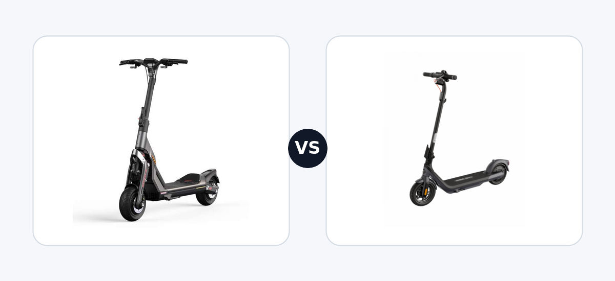 Segway GT1 E ·vs· Segway Ninebot KickScooter E2 PRO E
