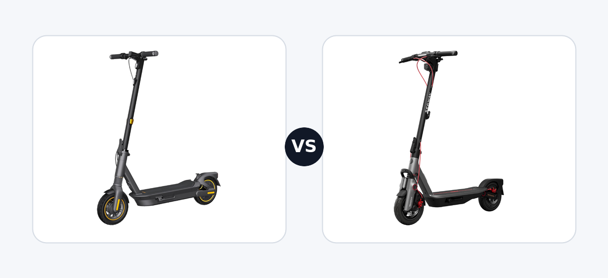 Segway Ninebot max G2 ·vs· Segway Ninebot F3 Pro D