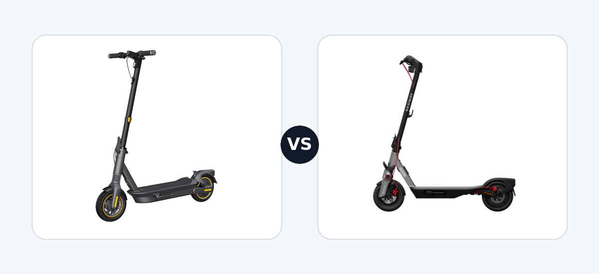 Segway Ninebot max G2 · vs · Segway Ninebot F3 Pro E