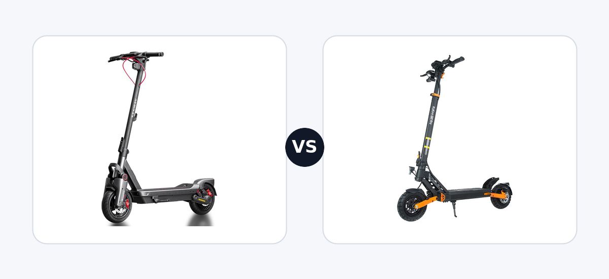 Segway Ninebot MAX G3 E · vs · Kukirin G2 DGT