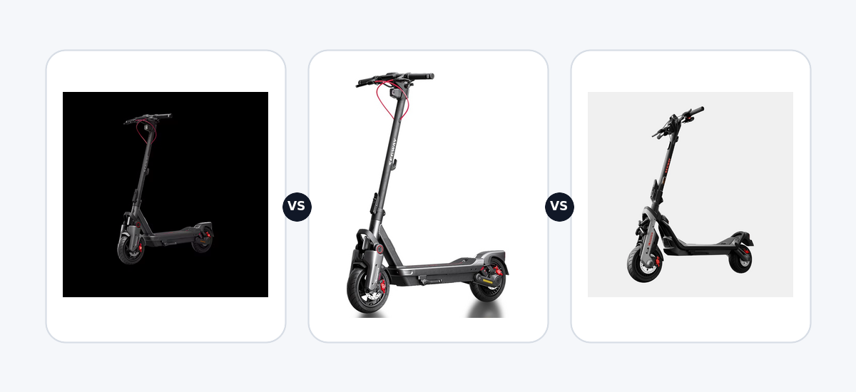 Segway Ninebot MAX G3 ·vs· Segway Ninebot MAX G3 D ·vs· Segway Superscooter GT3 Pro