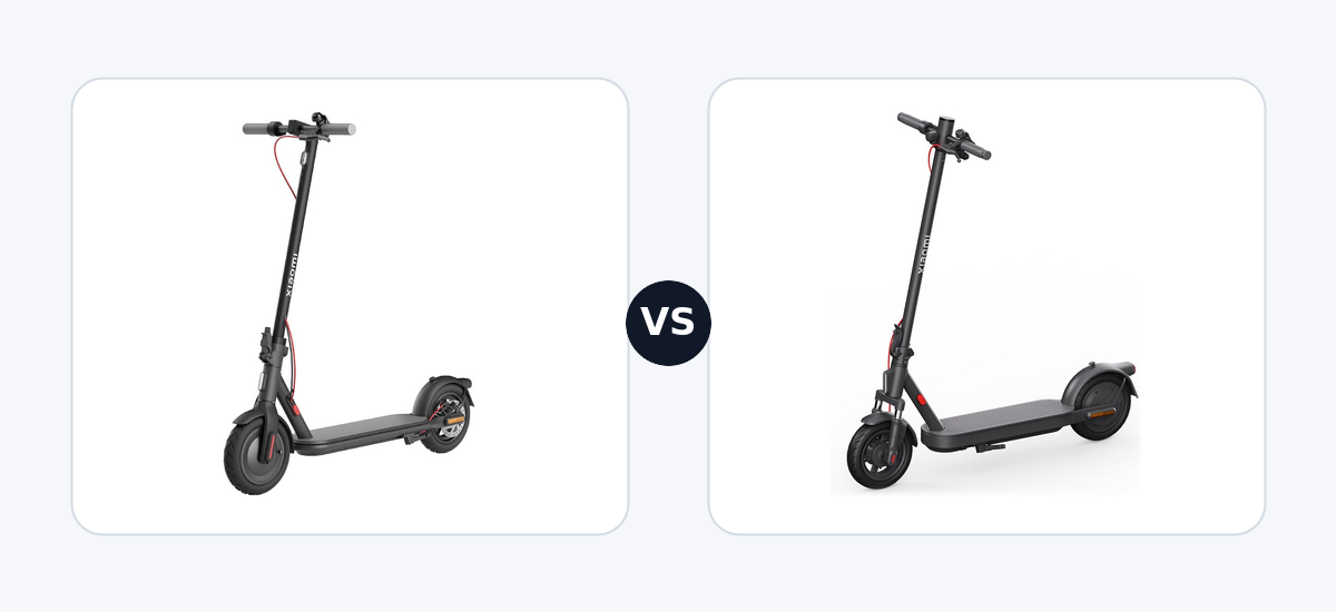 Xiaomi Electric Scooter 4 ·vs· Xiaomi Elite