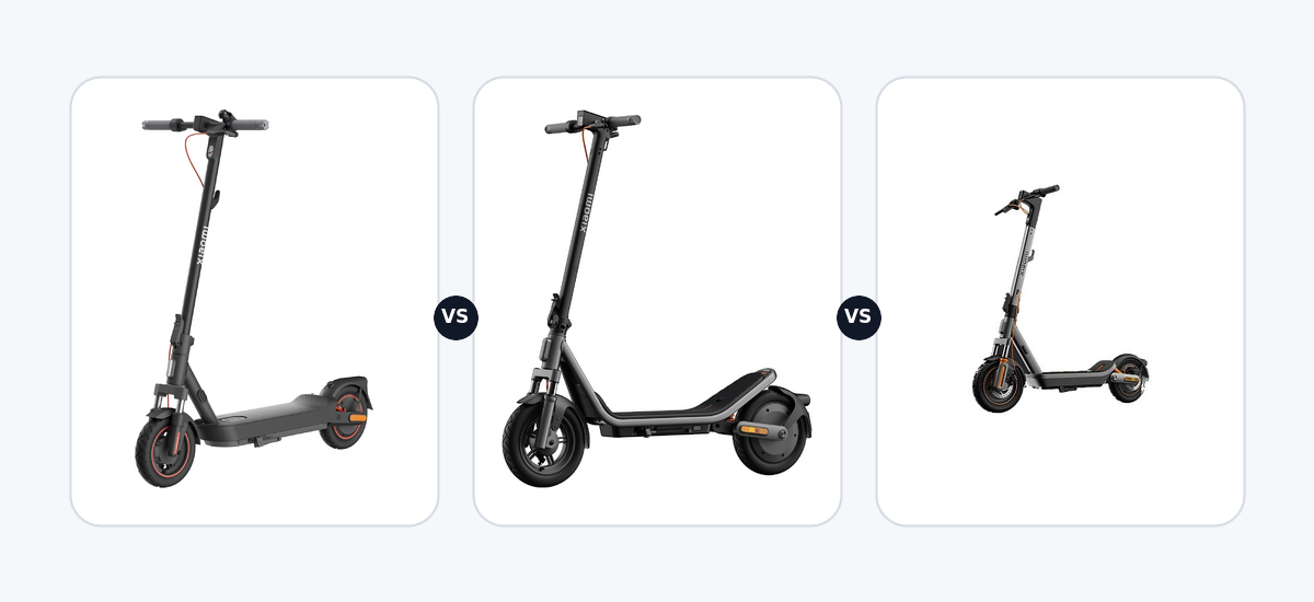 Xiaomi Electric Scooter 5 Max DE ·vs· Xiaomi Xiaomi Electric Scooter 6 ·vs· Xiaomi Electric Scooter 6 Max