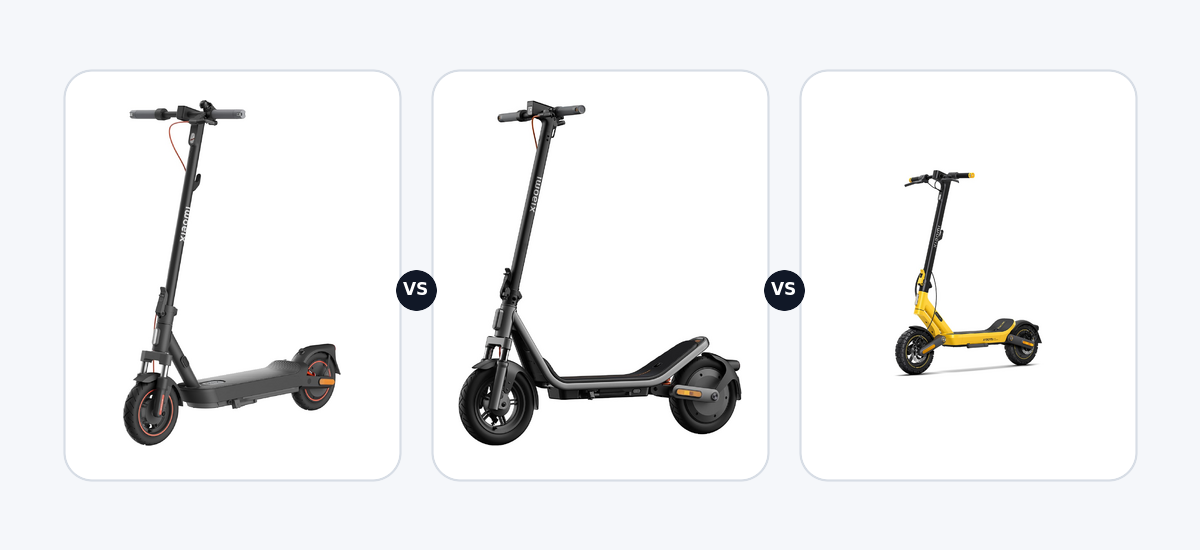 Xiaomi Electric Scooter 5 Max DE ·vs· Xiaomi Xiaomi Electric Scooter 6 ·vs· Xiaomi Electric Scooter 6 Ultra