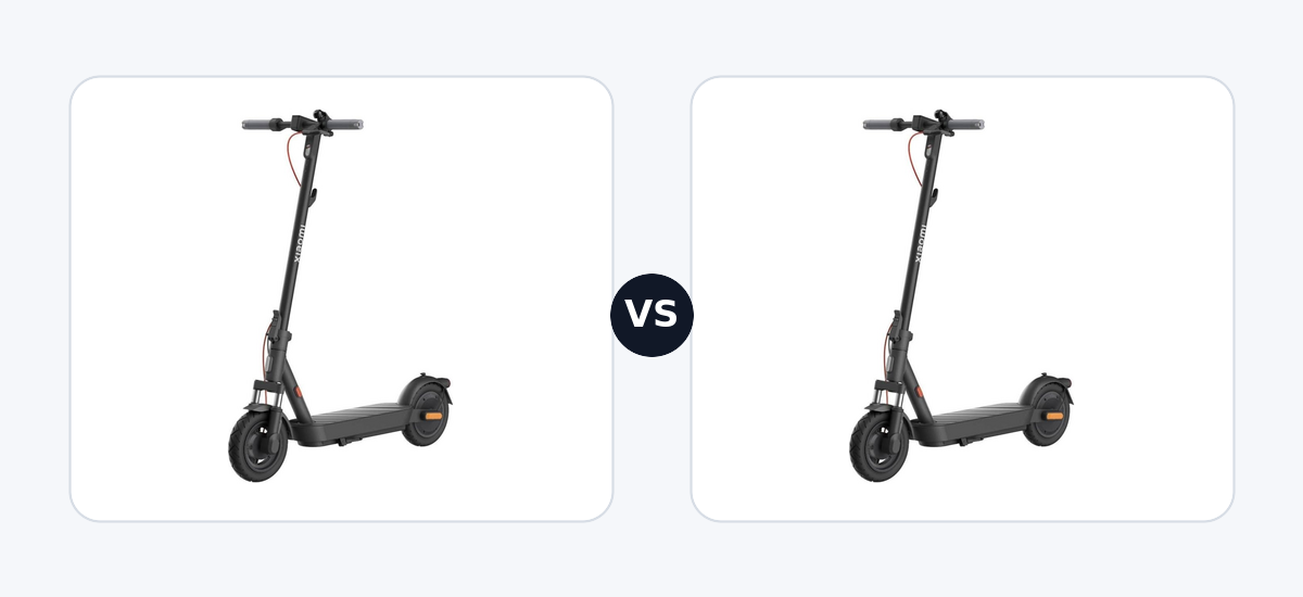 Xiaomi Electric Scooter 5 ·vs· Xiaomi Electric Scooter 5 DE