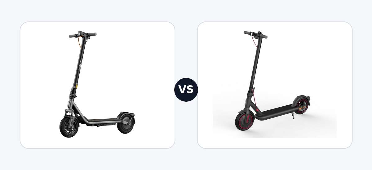 Xiaomi Electric Scooter 6 Lite · vs · Xiaomi Electric Scooter 4 Pro