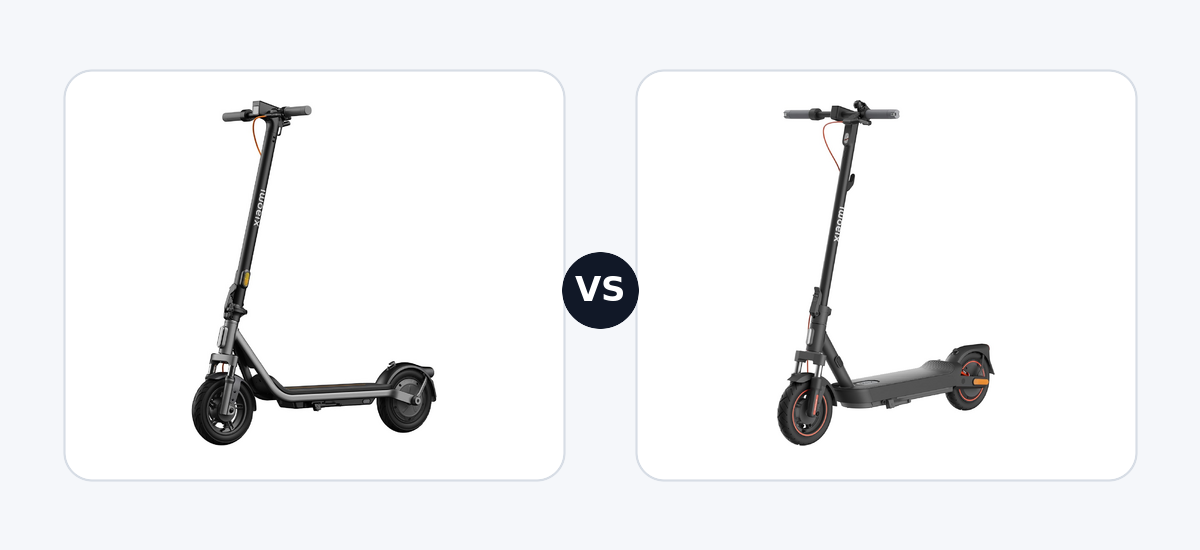 Xiaomi Electric Scooter 6 Lite · vs · Xiaomi Electric Scooter 5 Max