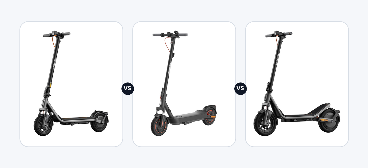 Xiaomi Electric Scooter 6 Lite ·vs· Xiaomi Electric Scooter 5 Max DE ·vs· Xiaomi Xiaomi Electric Scooter 6
