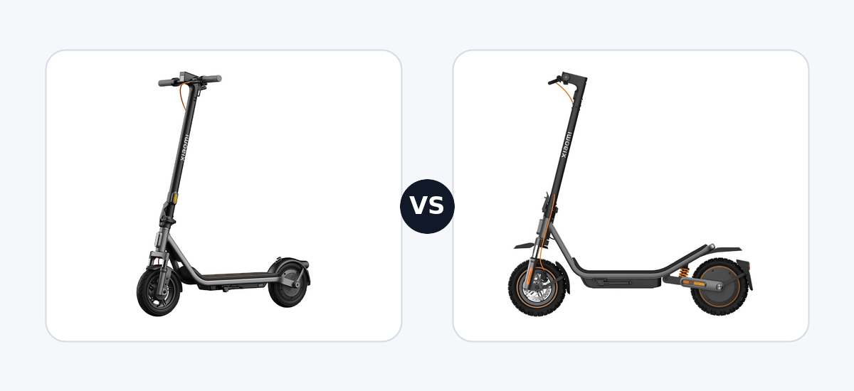 Xiaomi Electric Scooter 6 Lite · vs · Xiaomi Electric Scooter 6 Pro