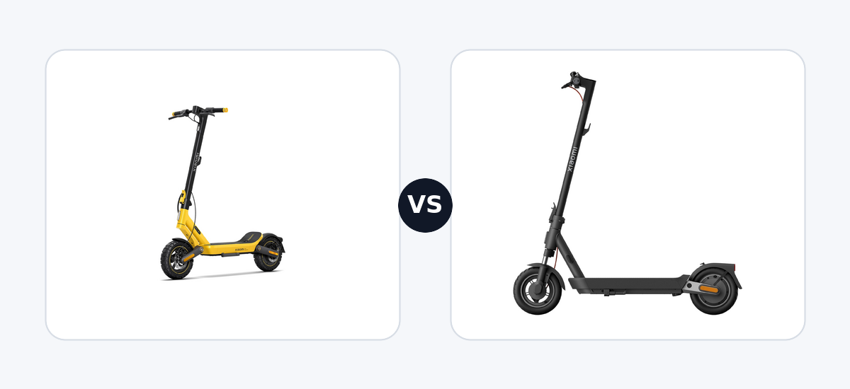 Xiaomi Electric Scooter 6 Ultra · vs · Xiaomi Electric Scooter 5 Pro