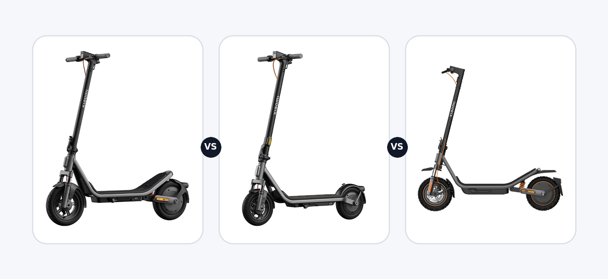 Xiaomi Xiaomi Electric Scooter 6 ·vs· Xiaomi Electric Scooter 6 Lite ·vs· Xiaomi Electric Scooter 6 Pro