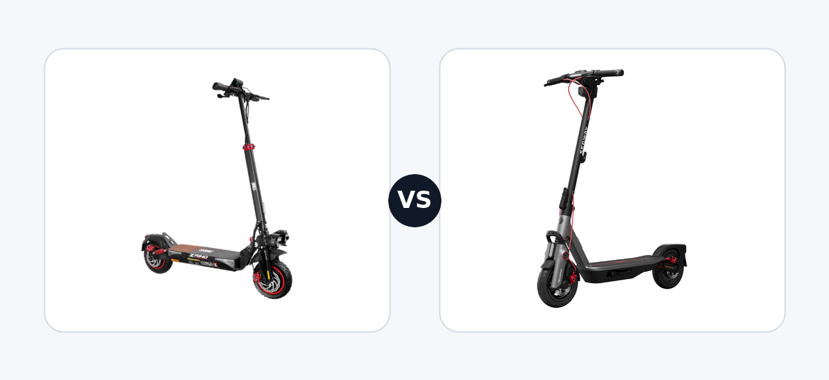 Zwheel ZRino Duo Max ·vs· Segway Ninebot F3 Pro D