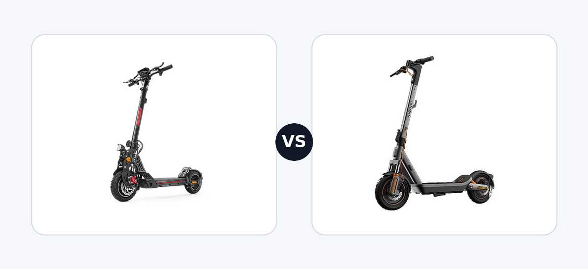 Backfire M8 Rover ·vs· Xiaomi Electric Scooter 6 max DE