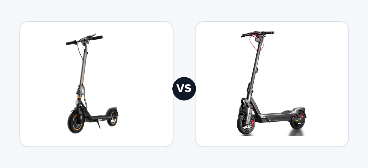 Cecotec Bongo D30 XL Connected ·vs· Segway Ninebot MAX G3 E