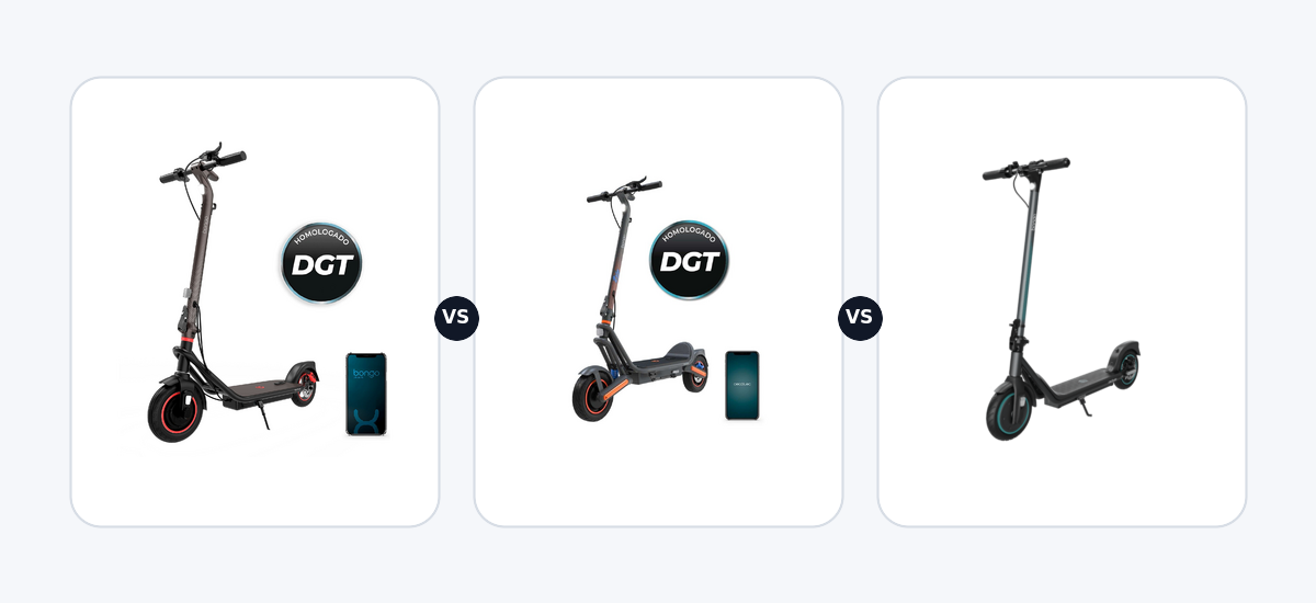 Cecotec Cecotec Bongo G40 XXL Connected ·vs· Cecotec Bongo GS65 ·vs· Cecotec D20E Connected