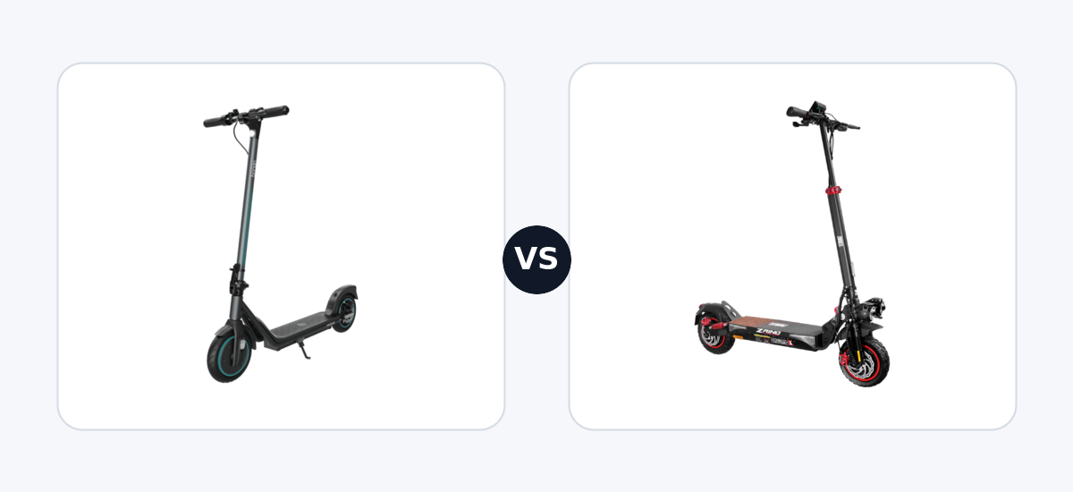 Cecotec D20E Connected ·vs· Zwheel ZRino Duo Max