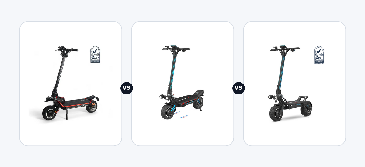 Dualtron Sonic Alien 72V ·vs· Dualtron Storm Limited ·vs· Dualtron Thunder 3 72V DGT