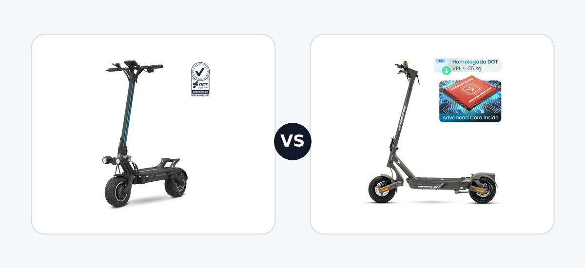 Dualtron Thunder 3 72V DGT ·vs· Smartgyro K1
