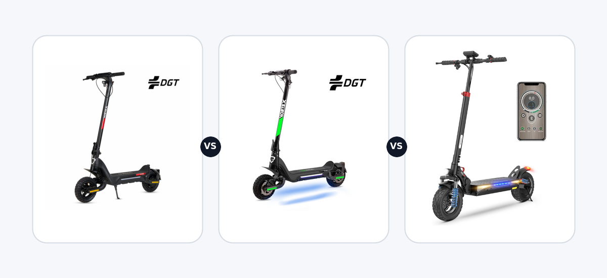 EcoXtrem ETRIC Vortex 1000 ·vs· EcoXtrem ETRIC Vortex 2000 ·vs· iScooter ix3