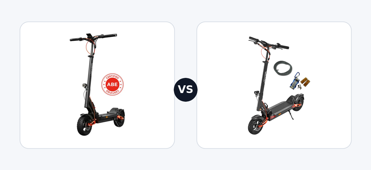 Joyor T6e ABE · vs · Joyor T6