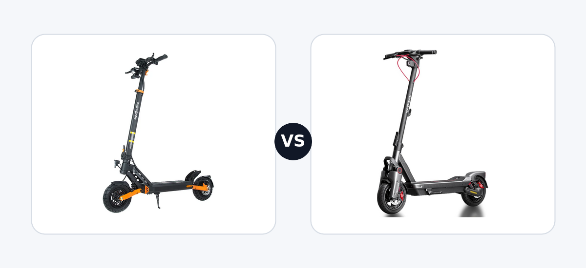 Kukirin G2 DGT · vs · Segway Ninebot MAX G3 E