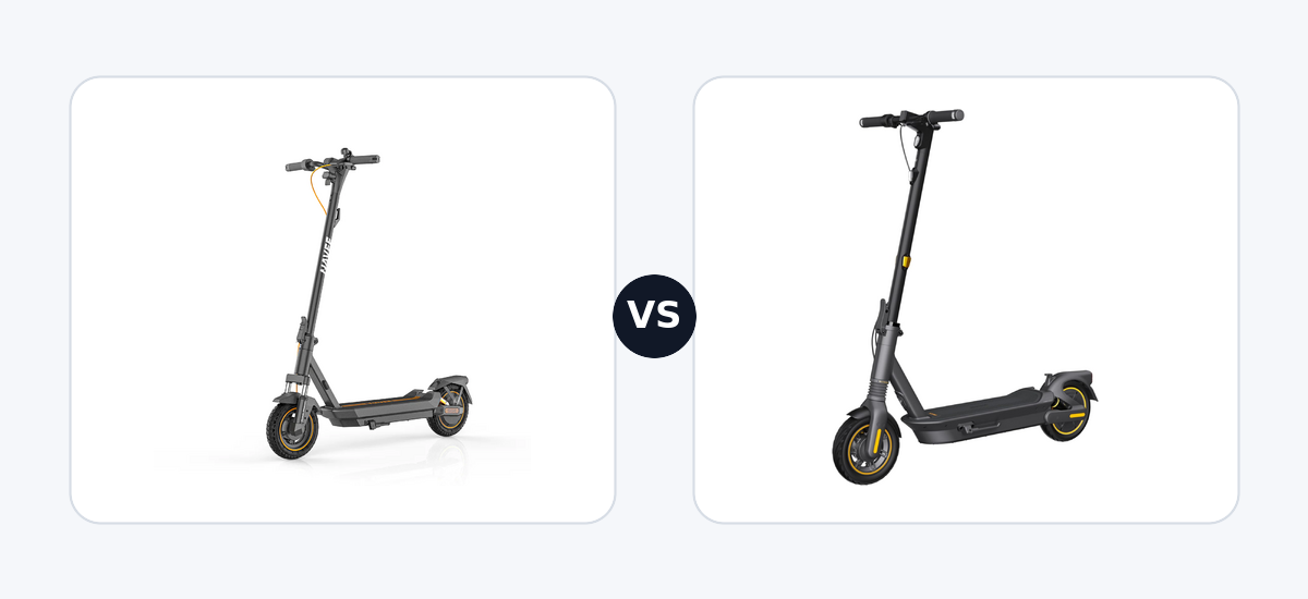 Navee GT3 Max ·vs· Segway Ninebot max G2 DE