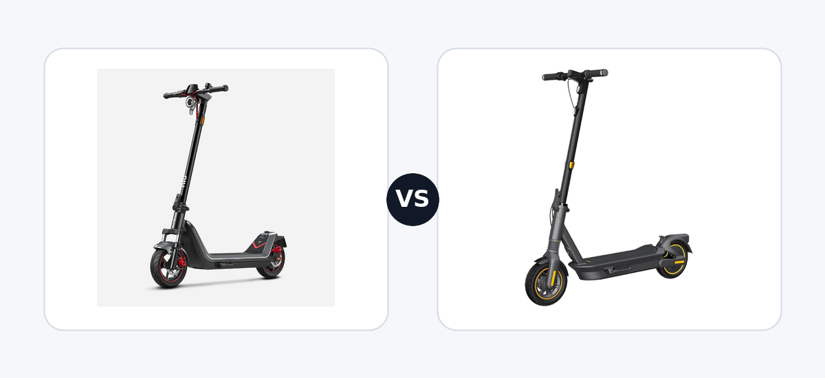 Niu KQi 300X ·vs· Segway Ninebot max G2 DE