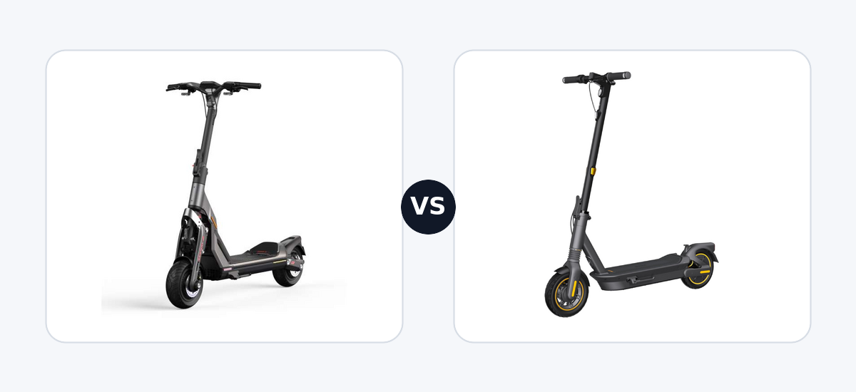 Segway GT1 E ·vs· Segway Ninebot max G2 DE