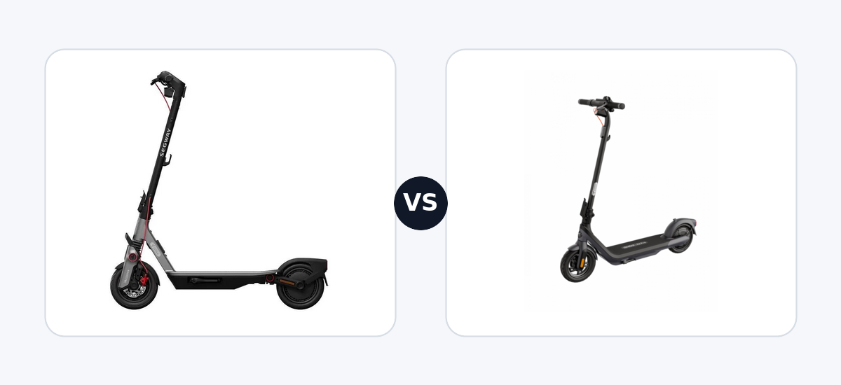 Segway Ninebot F3 E ·vs· Segway Ninebot KickScooter E2 PRO E