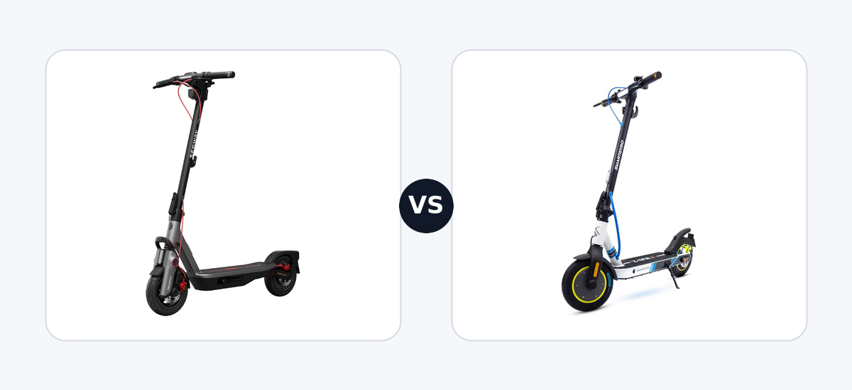 Segway Ninebot F3 Pro D ·vs· Smartgyro Z-One 2 Gray