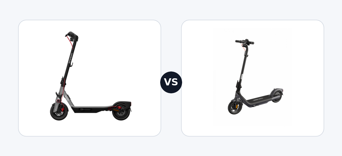 Segway Ninebot F3 Pro E ·vs· Segway Ninebot KickScooter E2 PRO E