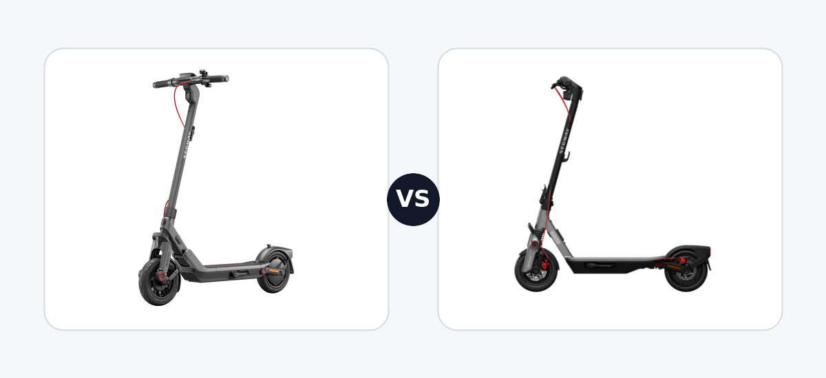 Segway Ninebot E3 Pro E · vs · Segway Ninebot F3 Pro E
