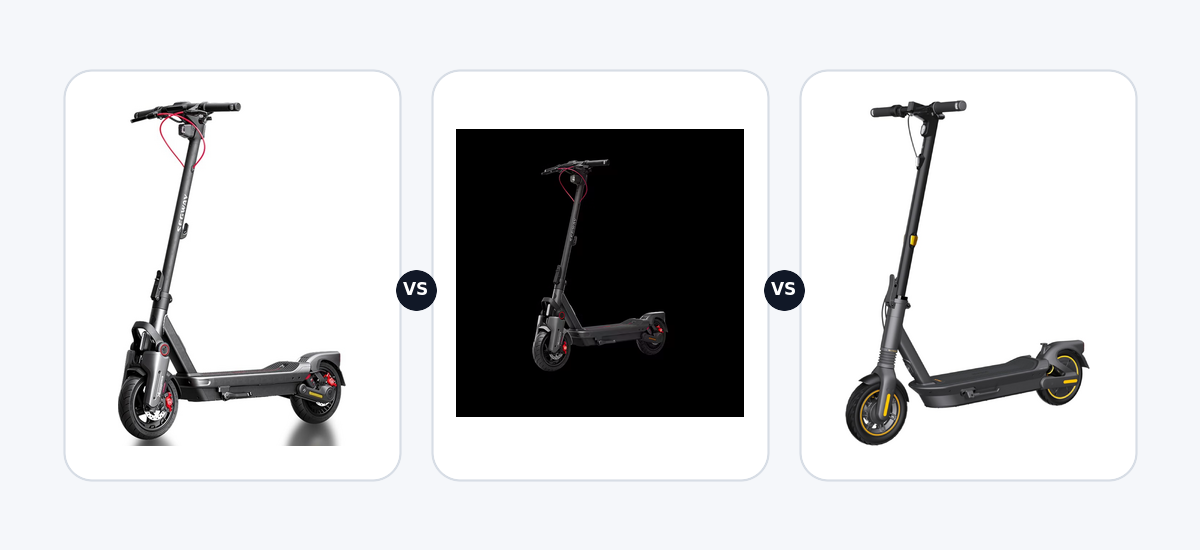 Segway Ninebot MAX G3 D ·vs· Segway Ninebot MAX G3 ·vs· Segway Ninebot max G2