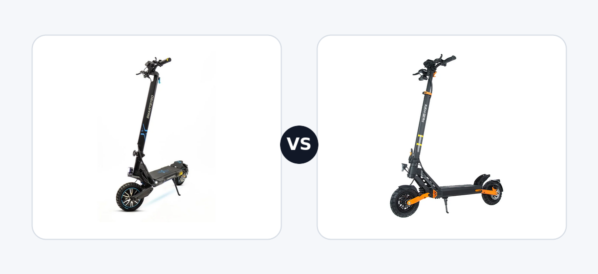 Smartgyro CROSSOVER DUAL MAX 2 · vs · Kukirin G2 DGT