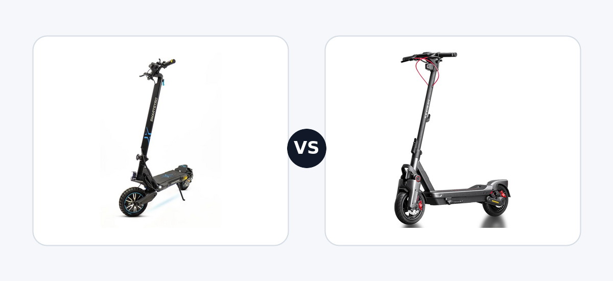 Smartgyro CROSSOVER DUAL MAX 2 · vs · Segway Ninebot MAX G3 E