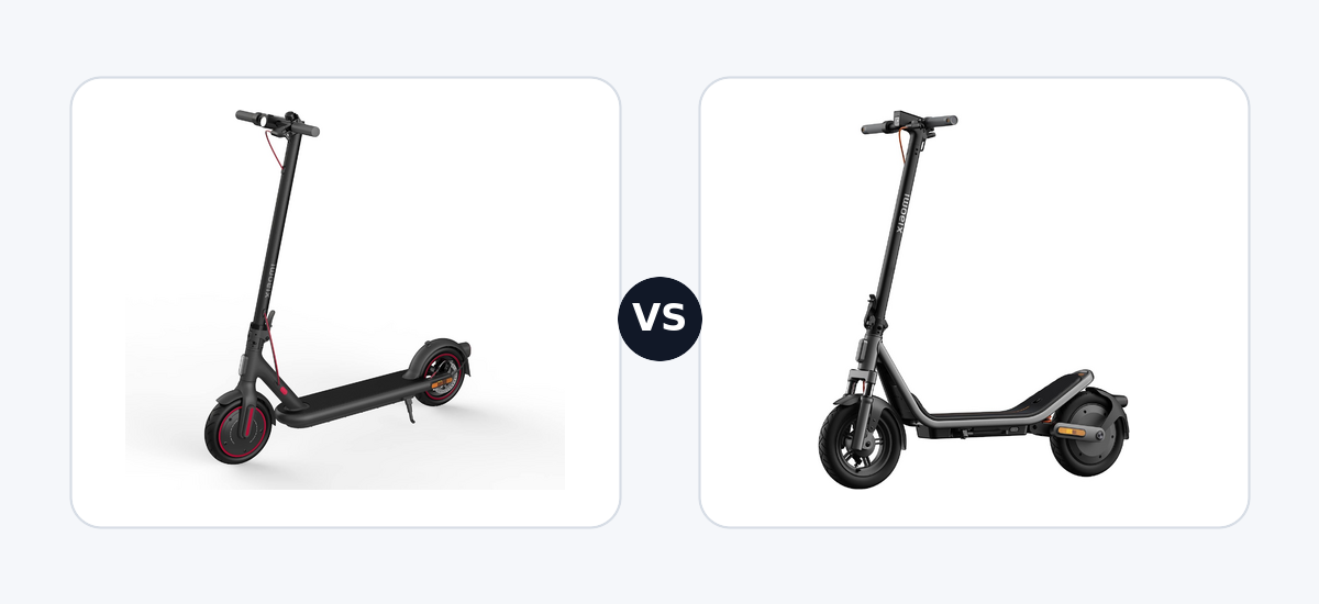 Xiaomi Electric Scooter 4 Pro ·vs· Xiaomi Xiaomi Electric Scooter 6