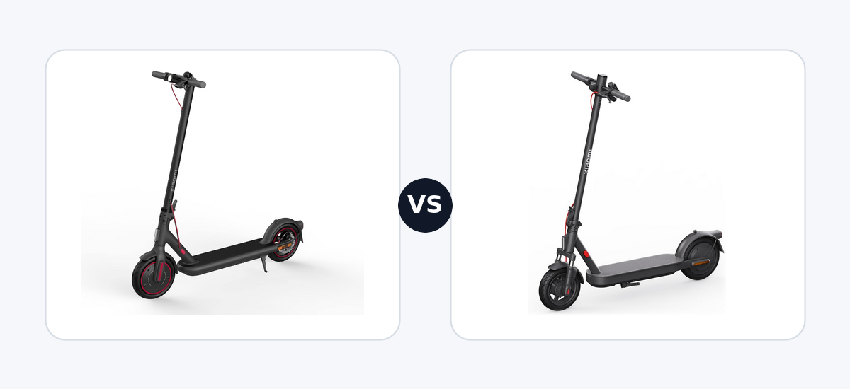 Xiaomi Electric Scooter 4 Pro ·vs· Xiaomi Elite
