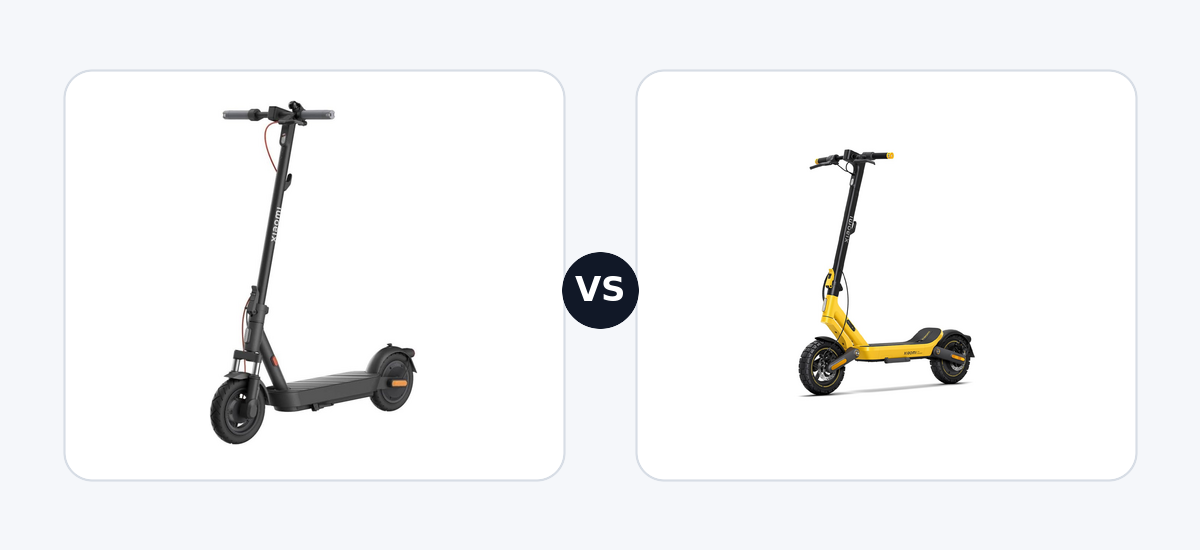 Xiaomi Electric Scooter 5 DE ·vs· Xiaomi Electric Scooter 6 Ultra
